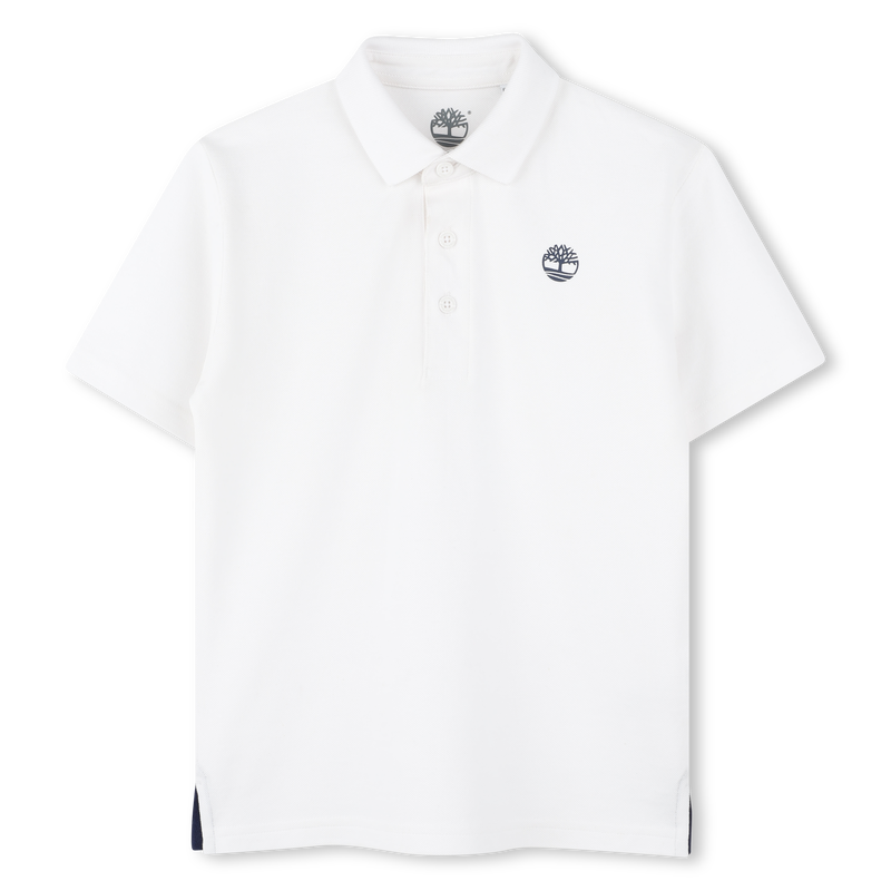 Plain polo with logo on chest TIMBERLAND 
                        BOY