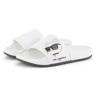 Sliders with raised print KARL LAGERFELD KIDS 
                    GIRL