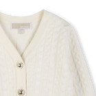 Cardigan with buttons MICHAEL KORS 
                    GIRL
