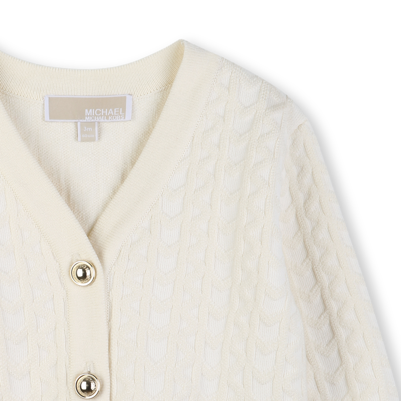 CARDIGAN WITH BUTTONS MICHAEL KORS 
                        GIRL