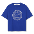 Short sleeve t-shirt, BLUE, hi-res