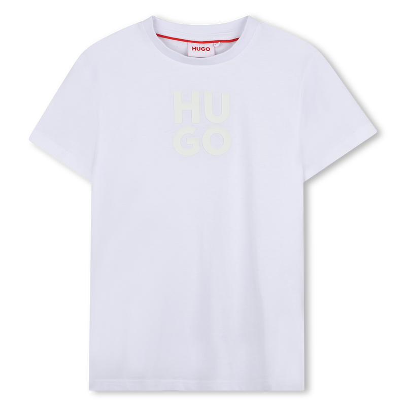 Short-sleeved cotton T-shirt HUGO 
                        BOY