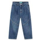Pleated panelled jeans KENZO KIDS 
                    GIRL
