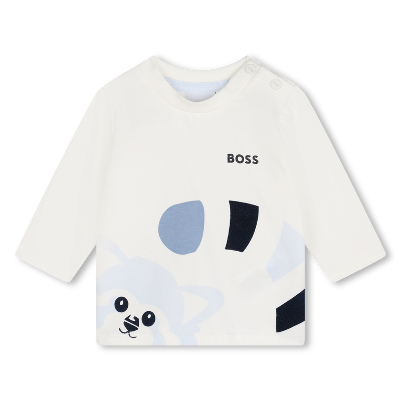 Red panda print T-shirt BOSS 
                        BOY