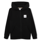 Jogging cardigan, BLACK, hi-res
