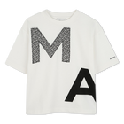 Two-tone cotton T-shirt MARC JACOBS 
                    BOY