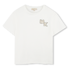 Short-sleeved cotton T-shirt, OFFWHITE, hi-res