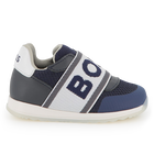 Sneakers with branded elastic BOSS 
                    BOY