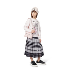 Pleated midi skirt KARL LAGERFELD KIDS 
                    GIRL