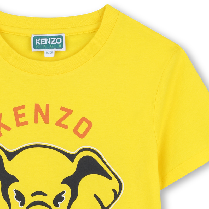 Short-sleeved cotton T-shirt KENZO KIDS 
                        UNISEX
