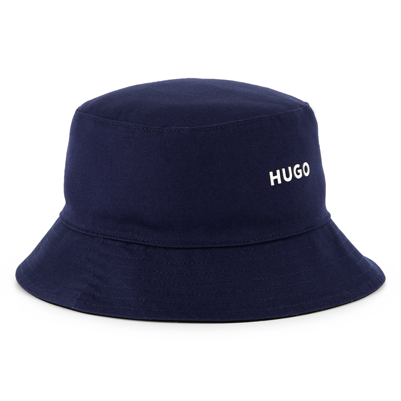 Reversible twill bucket hat HUGO 
                        BOY