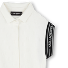 Short-sleeved playsuit KARL LAGERFELD KIDS 
                    GIRL