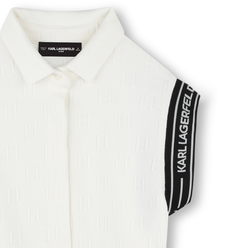 Short-sleeved playsuit KARL LAGERFELD KIDS 
                        GIRL