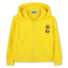 Terry-towelling zip-up jumper KENZO KIDS 
                    GIRL