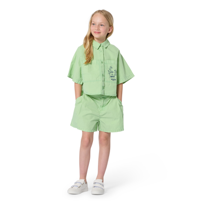 POPLIN SHIRT KENZO KIDS GIRL