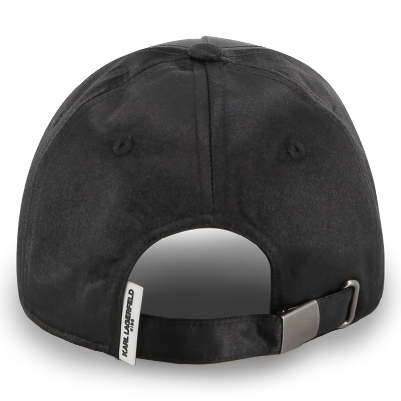 Shiny satin cap KARL LAGERFELD KIDS 
                        GIRL
