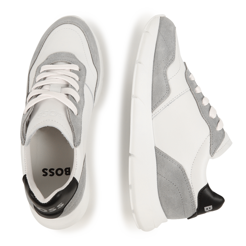 Lace-up leather trainers BOSS 
                        GIRL