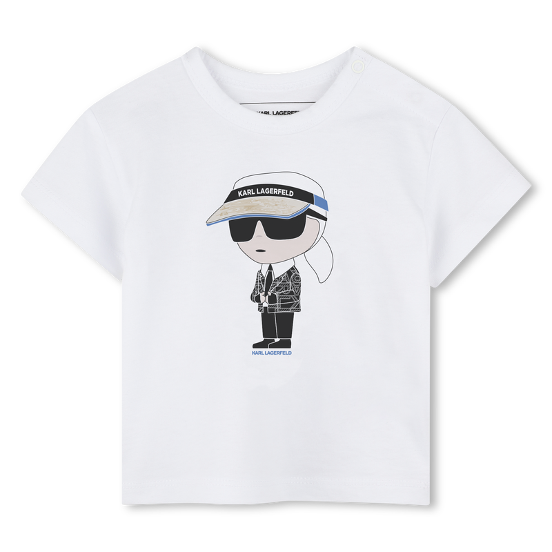 Shorts and T-shirt set KARL LAGERFELD KIDS 
                        BOY