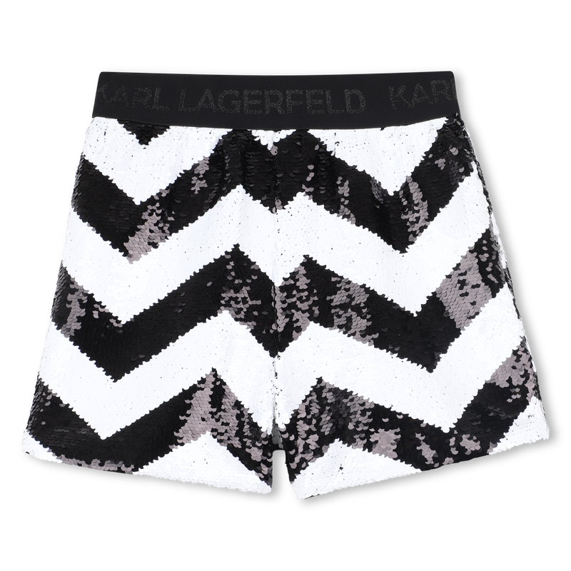 Herringbone shorts KARL LAGERFELD KIDS 
                        GIRL