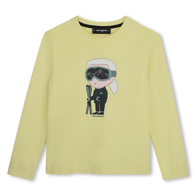 Long sleeve t-shirt KARL LAGERFELD KIDS BOY