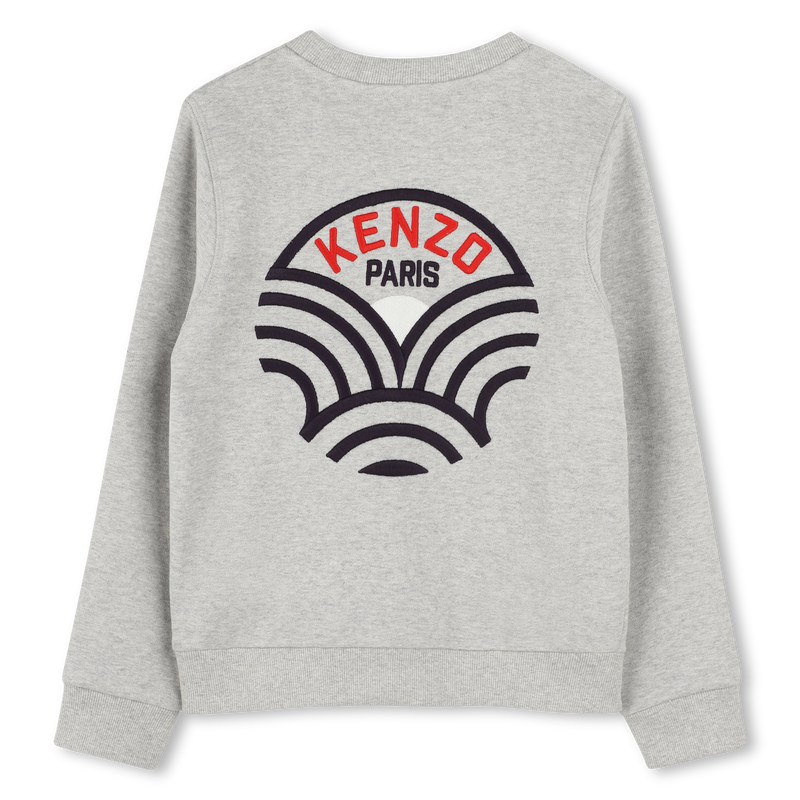 Embroidered cotton sweatshirt KENZO KIDS 
                        BOY