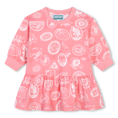Long-sleeved dress KENZO KIDS GIRL
