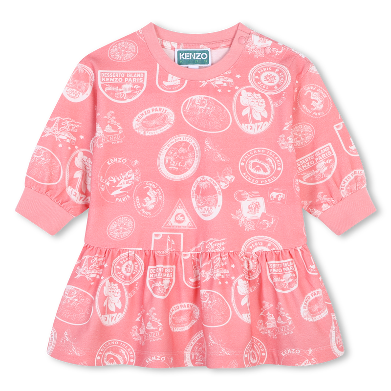 Long-sleeved dress KENZO KIDS 
                        GIRL