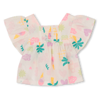Ruffled short sleeve blouse BILLIEBLUSH 
                    GIRL