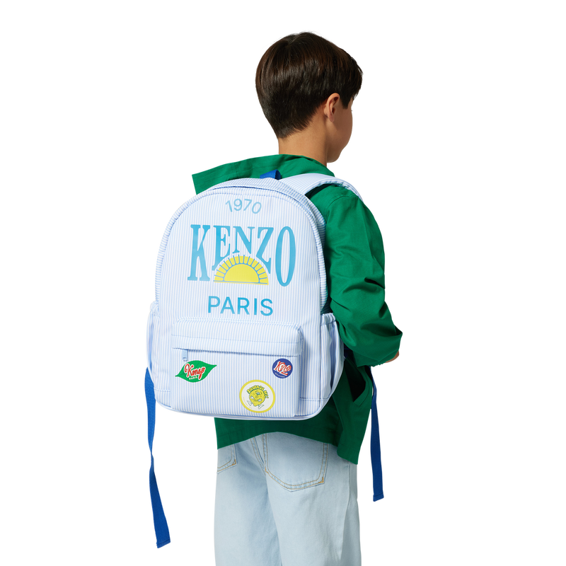 Hooded cotton windbreaker KENZO KIDS 
                        BOY