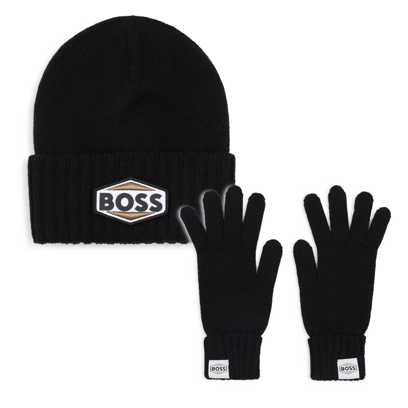 Hat and gloves set BOSS 
                        BOY