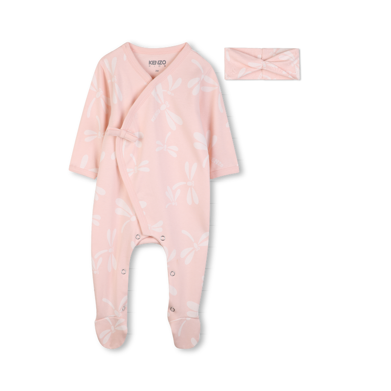PAJAMA AND HEADBAND SET KENZO KIDS 
                        GIRL