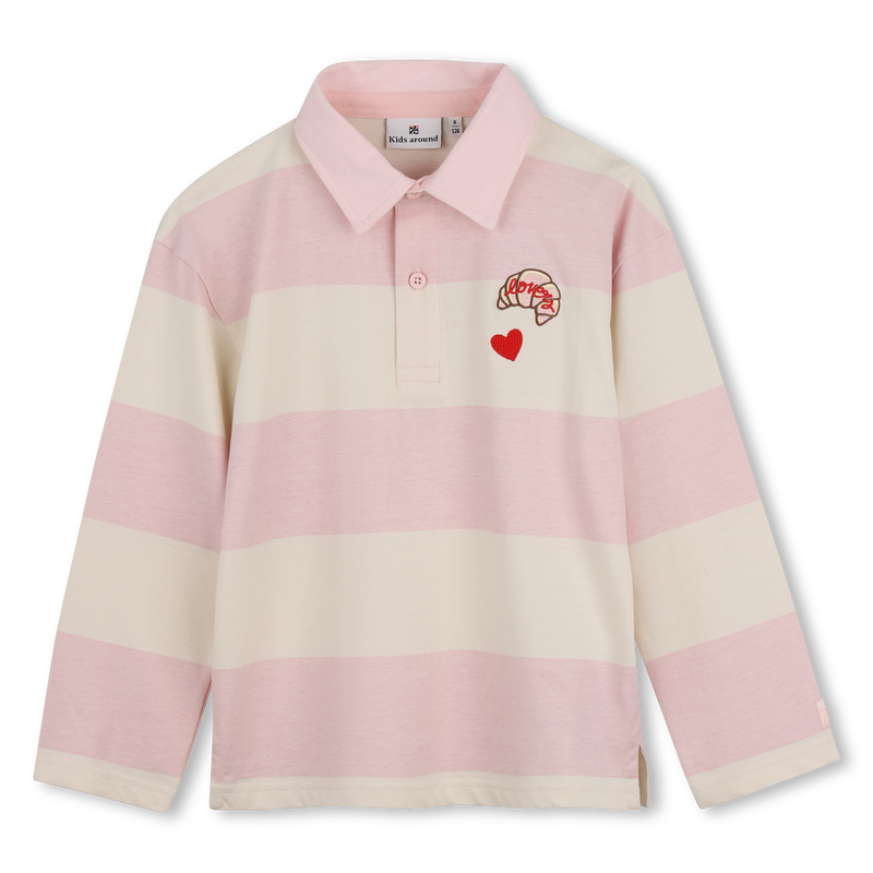 Long sleeve polo KIDS AROUND 
                        GIRL