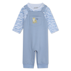 Cotton T-shirt and dungarees KENZO KIDS 
                    BOY