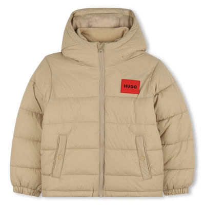 Hooded down jacket HUGO BOY
