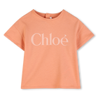 Short-sleeved t-shirt, APRICOT, hi-res
