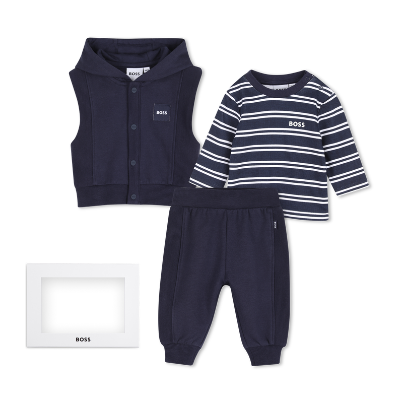 Pants, cardigan, and t-shirt set BOSS 
                        BOY