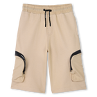 Cotton fleece Bermuda shorts MARC JACOBS 
                    BOY