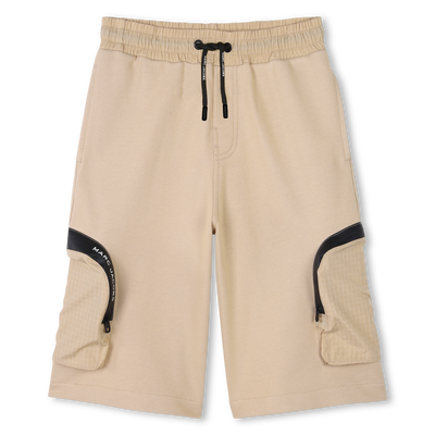 Cotton fleece Bermuda shorts MARC JACOBS BOY