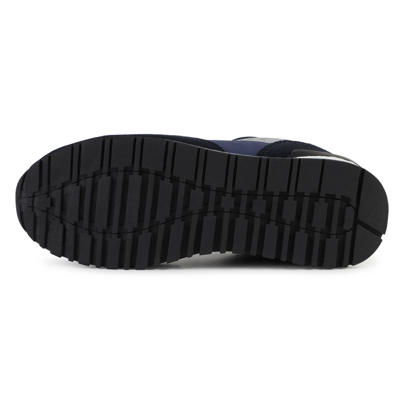 Lace-up trainers with leather BOSS 
                        BOY