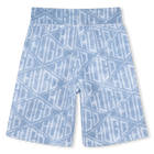 Denim-effect running shorts HUGO 
                    BOY