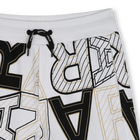 Printed cotton Bermuda shorts KARL LAGERFELD KIDS 
                    BOY