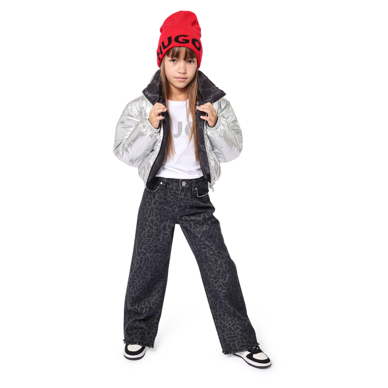 Reversible Cropped Puffer HUGO 
                        GIRL