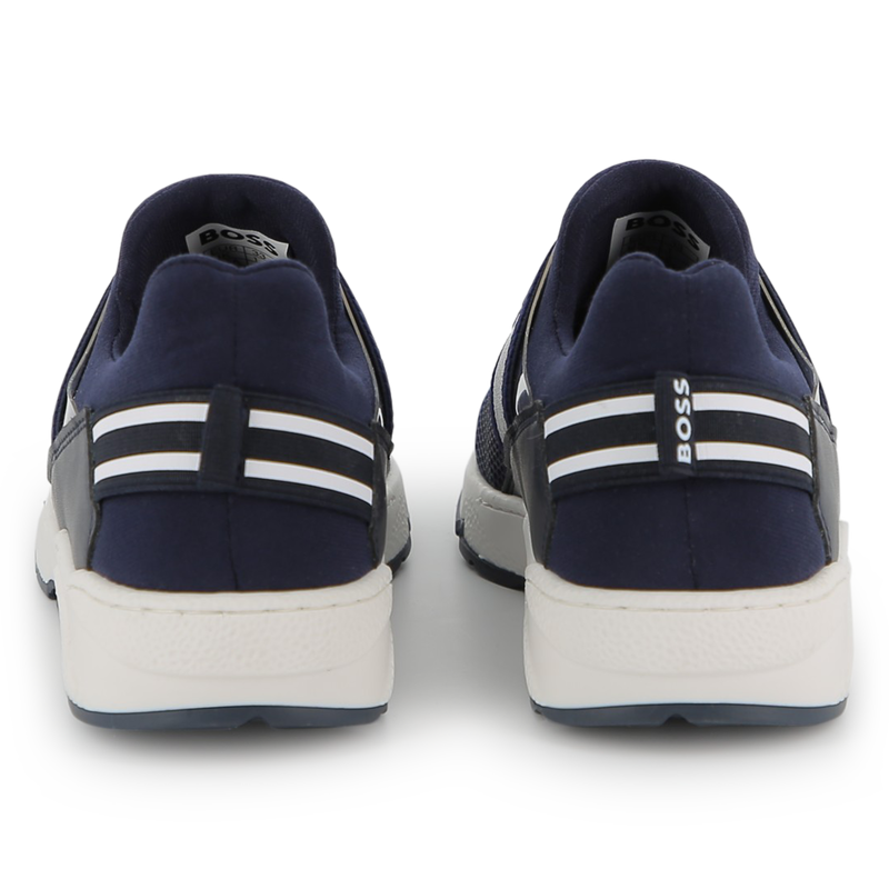 Cowhide leather trainers BOSS 
                        BOY