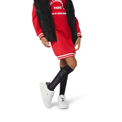 Leather lace-up trainers KARL LAGERFELD KIDS BOY