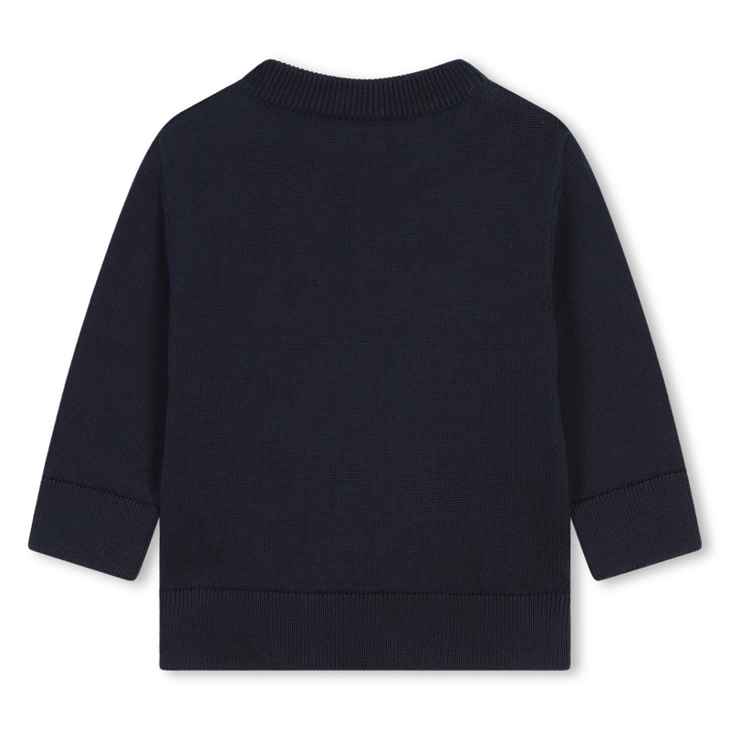 Cotton logo jumper BOSS 
                        BOY