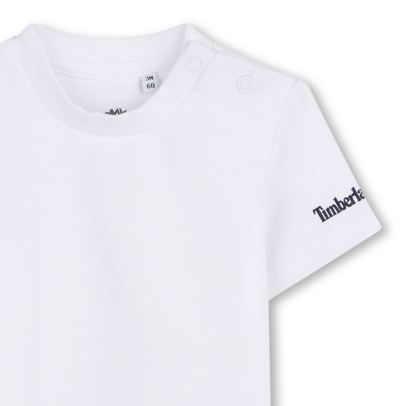 OVERALLS AND T-SHIRT SET TIMBERLAND 
                        BOY