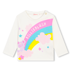 Long-sleeved cotton T-shirt BILLIEBLUSH 
                    GIRL