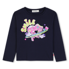 Long sleeve t-shirt, NAVY, hi-res