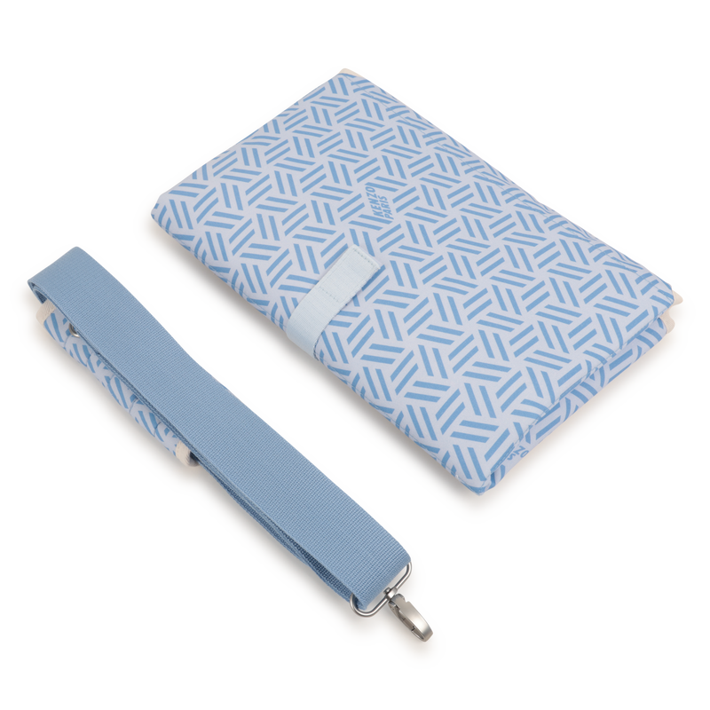 Quilted diaper bag in printed poplin KENZO KIDS 
                        UNISEX