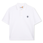 Short sleeve polo, WHITE, hi-res